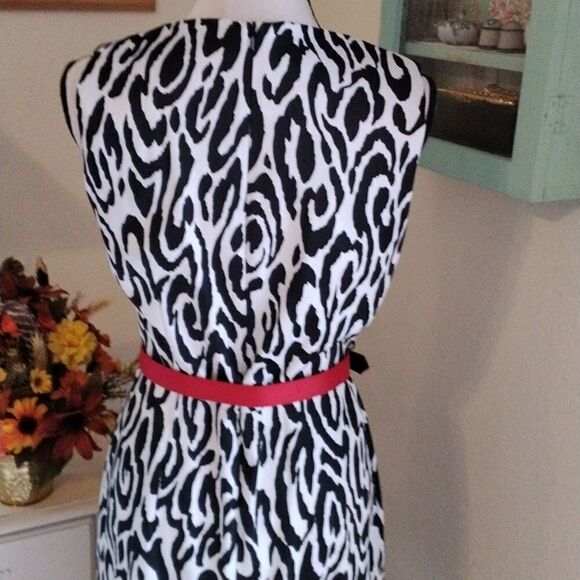 NEW Dressbarn Black and White Dress - Picture 7 of 11